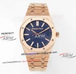 Audemars Piguet Royal Oak 15510 Rose Gold Blue Dial 4302 Movment Replica Watch 